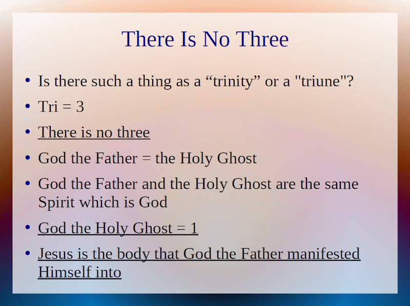 no three